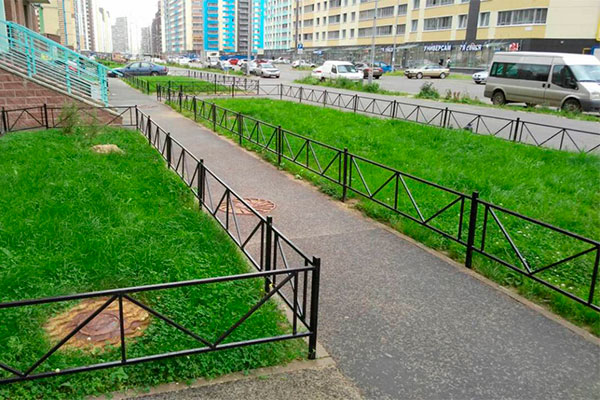 ограждения газонные